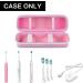 Travel Case for Philips Sonicare ProtectiveClean & Oral-B Electric Toothbrush - Pink - Buy Online on GoSupps.com