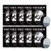 RiRe Black All Kill Double-sided Facial Peeling pad (10 Pads) Exfoliating Remove dead skin cell scrub pad Cleansing Pad