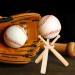 Wooden Baseball Stand Display Holder with Mini Bats and Circles - Ideal for Players and Fans - Buy Online on GoSupps.com