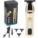 Digital Display Hair Trimmer USB Rechargeable Men Hair Trimmer Gold Electric Hair Trimmer for Home and Barber Shop - Buy Online on GoSupps.com