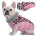 Kuoser warm dog jacket reflective dog coat windproof dog coat for small dogs fashion dog coat large dogs dogs winter coat dog coat with dishes pink m p.