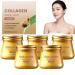 Raevior Snail Collagen Face Cream Anti-Wrinkle and Regenerating Moisturizing Cream Brightening Repairing and Firming Treatment Light Texture for Soft and Radiant Skin For Dry & Sensitive Skin (5 pcs)