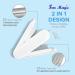 Fur Magic 2-Sided Foldable Deshedding Comb for Dogs and Cats - Reduce Shedding and Tangles - Ideal for Medium and Short Hair - White - Buy Online on GoSupps.com