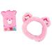 Care Bears Headband and Face Mask Gift Set. Includes Pink Cheer Bear Strawberry Scented Facemask & Headband with Fluffy Ears. Officially Licensed Care Bears Merchandise.