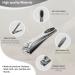  Colossal Pedicure Rasp Foot File + Toenail Clipper KN FLAX Premium Foot care Pedicure Surgical grade Stainless steel file with Thick Nails Large Fingernail Toe Nail Clippers - Buy Online on GoSupps.com
