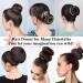 6-Piece Hair Bun Maker Set - Ring Style Donut Bun Shaper & Hair Accessories with Bobby Pins, Elastic Bands, and Ponytail Tools for Women, Girls, Kids - Black - Buy Online on GoSupps.com