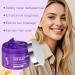 Masque capillaire violet - Traitement capillaire la k ratine R pare et nourrit les cheveux Masque capillaire violet Collag ne Revitalisant profond limine les tons jaunes et hydrate les cheveux - Buy Online on GoSupps.com