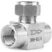 Water/Gas/Oil Flowing Regulation Stainless Steel BSPP Female Thread Straight Needle Valve for Water Gas Oil Transmission(Black Handle 1/4in) - Buy Online on GoSupps.com