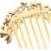 MAGICLULU hair accessories wedding alloy Korean version spring wedding hair clips for brides top clip diamond bride Diamond hairpin hair side combs large comb hair clip decor - Buy Online on GoSupps.com