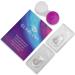 Trento Gray Silicon Comfort Contact Lenses - Natural Gray 14.50mm No Prescription Includes Case - 1 Pair - Buy Online on GoSupps.com