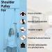 Shoulder Pulley Over-The-Door Physical Therapy System - Alleviate Shoulder Pain, Aid Recovery - Blue - Buy Online on GoSupps.com