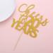 Cheers 20 To Years Cake Topper - Gold Glitter Happy 20 Birthday Cake Toppers 20 Years Wedding Anniversary Party Decorations Single-Side Gold Glitter Twenty Birthday Cake Decorations Supplies (gold) - Buy Online on GoSupps.com