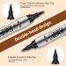 Buy Dark Brown 2-in-1 Eyebrow Pencil & Eyeliner - Long-lasting Waterproof Anti-Smudge Dual-Ended Tool for Perfect Eyebrows & Eyeliner | International Shipping Available - Buy Online on GoSupps.com