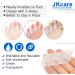 JKcare Pinky Toe Separators & Protectors - Silicone Little Toe Spacer for Pain Relief - 6 Pack (Transparent) - Buy Online on GoSupps.com