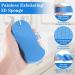 MYSEXY 2PCS Exfoliating Bath Sponge - Shower Brush | Soft 3D Body Scrubber for Dead Skin Removal | Reusable Shower Sponges for Adults & Babies - Buy Online on GoSupps.com