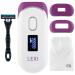 Spa Sciences LEXI Pro FDA Cleared Permanent IPL Hair Removal System with Auto Flash - For Reducing Hair Growth - Includes 5 Customizable Levels and Skin Sensor