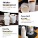 GOURMEX 1000 Disposable Coffee Cups | White Paper Cups Disposable Hot Cups | Ideal for Home Work and to-Go | Fits with Coffee Cups Disposable Lids (10oz) - Buy Online on GoSupps.com