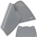 OHMO Silicone Cat Food Mat - Waterproof, Non-Skid & Easy to Clean - 17.9x9.8 Dark Grey - Buy Online on GoSupps.com