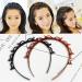 Buy Liliyuan Pony Hairstyle Hairpin - Braided Frontal Ligaments for Women | Double Layer Twist Hair Tools | Multi-Layered Hollow Woven Headband with Crocodile Clamp in Brown - International Shipping Available - Buy Online on GoSupps.com