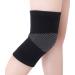 Runee Compression Charcoal Knee Sleeve for Arthritis Relief | Pain & Swelling Support for Running Jogging Hiking | L/XL Black - Buy Online on GoSupps.com