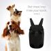 Dog Carrier Backpack Pet Front Carrier Sling Small Doggy Legs Out Carrier Rucksack Bag Hands-Free Adjustable Chest Carrier with Tail Hole for Small Medium Dogs Puppies 5-9LB Outdoor Traveling Hiking M Black - Buy Online on GoSupps.com