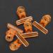 Buy 5 Pieces C Curve Nail Pinching Clips - Multifunctional DIY Manicure Accessories for Nail Art & Fiberglass Fixation (Orange) - Buy Online on GoSupps.com