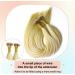 KOCONI 16 Inch Nano Ring Hair Extensions Real Human Hair Double Drawn Nano Beads Human Hair Extensions Nano Tip Hair Extensions Nano Rings Human Hair 50g 1g/Strand Ash Blonde With Light Blonde #P16/24 16 inch P16/24 - Buy Online on GoSupps.com