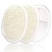 DEFUTAY 3 Pack Exfoliating Loofah Sponge Pads - Exfoliating Loofah Sponge Scrubber for Men and Women -100% Natural Luffa and Terry Cloth Materials Perfect for Bath Spa and Shower (3PC)