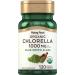 Piping Rock Chlorella | 1000mg | 120 Tablets | Blue-Green Algae | Broken Cell Wall Organic | Non-GMO Gluten Free Supplement