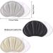 3 Pairs of Heel Cushions - Anti-Slip Pads for Men's & Women's Sports Shoes - Skin Color Black & Gray - Buy Online on GoSupps.com