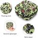 Green Pink Leopard Print Sanitary Napkin Storage Bag with Zipper - Portable Menstrual Cup and Pad Pouch for Women and Teens - Color 7 - Buy Online on GoSupps.com