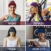 Carede 12 Pack Wide Headbands for Women - No Slip Stretchy Yoga & Workout Hair Bands - Buy Online on GoSupps.com
