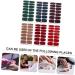 Beatifufu 6 Sheets Nail Art Stickers Fingernail Stickers Adhesive Nail Decals Manicures Stickers Party Nail Stickers Color Stickers Nail Polish Sticker Strips Press Nail Full Cover Child Pvc - Buy Online on GoSupps.com