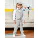 Mint Green Baby Boys Herringbone Tweed 4pcs Suit Set | Wedding Outfit 1-4 Years Light Grey - Buy Online on GoSupps.com