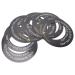 Pack of 10 round antifouling paper pads perfectly fit the edges of the wax heater pot prevent dripping 156 x 156 mm size