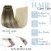 Runature Clip-In Extensions Real Hair 45cm Brown Blonde Balayage Ombre #8/60 - 120g 7pcs - Buy Online on GoSupps.com