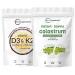 Micro Ingredients Vitamin D3 10 000iu + K2 200mcg Coconut Oil Softgels & Instant Colostrum Powder Bundle 2 Pack | Essential Sunshine Vitamins | Grass-Fed Bovine Mother s First Milk