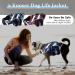 Kuoser Ripstop Dog Life Jacket - High Visibility Floatation Vest in Blue Camouflage - Buy Online on GoSupps.com
