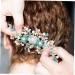 MERRYHAPY Hair Plug Bridal Hair Comb Combs for Women Bride Headpieces for Wedding Rhinestone Hair Clip Bride Hair Accessory Hair Comb for Women Hair Accessories Flower Hair Accessories - Buy Online on GoSupps.com