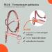 RL24 Real Leather Bridle for Wooden Horses - Pink Bridle & Reins | Funny Horse Toys for Children | HKM Shetty Accessories - Buy Online on GoSupps.com