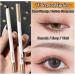 2/3Pcs Heykomi Makeup Eyeliner Gel Pen Matte Eye Liner Pencil Non-Smudging Waterproof And Long-Lasting Eyeliner Pencil Professional Gel EyeLiner with Pencil Sharpener (2*brown) - Buy Online on GoSupps.com