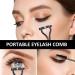 Steel Pin Eyelash Comb Set with Portable Metal Eyebrow Separator - 4pc Makeup Tool Kit - Buy Online on GoSupps.com