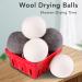 Reusable Dryer Balls Set - 6 Fabric Softening Balls for Wrinkle Reduction & Static Control | Save Drying Time | International Shipping - Buy Online on GoSupps.com