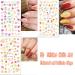 Nail Art Stickers Xcreando 6 Sheets 5D Embossed Fall Self-Adhesive Nail Polish Stickers Autumn Nail Decals Designed with Maple Flowers Butterflies Pumpkin Owl Thick DIY 3D Nail Art Supplies for Thanksgiving Day Decorations colorful - Buy Online on GoSupps.com