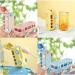 Knixhult 2023 New Portable Bus-Shaped Water Cup | 16 oz Leak-Proof Straw Cup with Shoulder Strap | Cute Athletic Drinking Bottle for Kids | Detachable & Cartoon Design (C-Yellow) - Buy Online on GoSupps.com