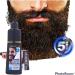 Mokeru Beard Dye Shampoo for Men 200ML - Remove White Grey Beard Hair - Men Beard Shampoo - Buy Online on GoSupps.com