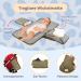 Buy Ruvalino Baby Wrap Backpack - Multifunctional Diaper Bag with Portable Pad Pacifier Holder & Stroller Belts | Ideal for Moms & Dads - Army Green - Buy Online on GoSupps.com
