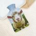 Meadow Sheep Hot Water Bottle with Plush Cover - Cozy Hand Warmer for Adults & Children | 26.5x15.3cm - Buy Online on GoSupps.com