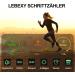 Lebexy Pedometer Watch - No Bluetooth/App/Phone Needed | Fitness Tracker for Jogging Swimming & Sauna - Unisex Black Fitness Bracelet - Buy Online on GoSupps.com