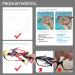Cojwis 4 Pack Women s Reading Glasses - Stylish Multi-Colored HD Clear Lens (2.75x) - Buy Online on GoSupps.com